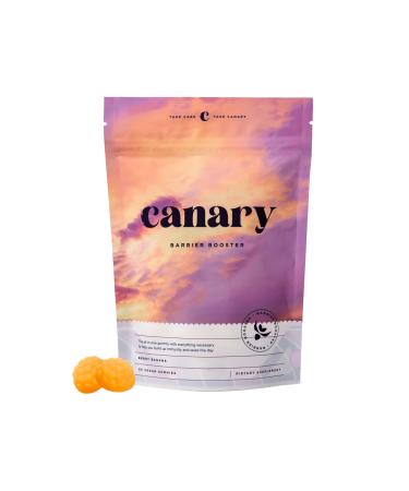 Canary Barrier Booster Vitamin A D & K and ZINC Immune Support - Great for Immune Support Bone Strength & Cardiovascular Health - Vegan Berry Banana Flavor 60 Gummies