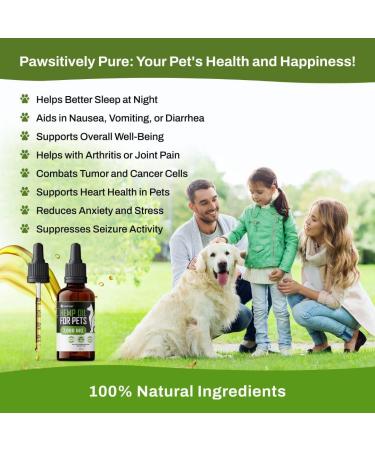 Natural Calm 7000 Formula - Certified Organic Omega 3 6 9 Hemp Oil CO2 Extract - Hip & Joint Supplement for Arthritis Pain Relief Anxiety & Stress Relief | Omega 3 Supplements for Dogs & Cats | 30ML 1 - Buy Online on GoSupps.com