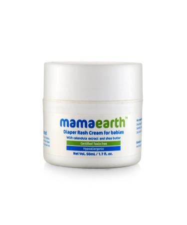 Mamaearth Baby Diaper Rash Cream with Zinc Oxide (Maximum Strength) for Babies  Made in The Himalayas- Hypoallergenic  Toxin-Free  All Natural with Organic Ingredients (50ml)