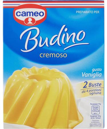 Cameo Budino Creamy Vaniglia & Vanilla Pudding Bags 80g (Pack of 3)