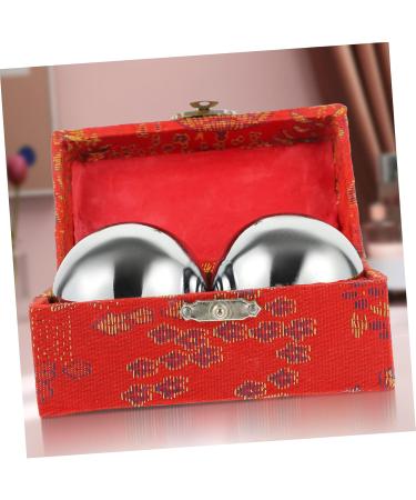 Garneck Baoding Iron Ball Massage Set - Chinese Hand Fitness & Exercise Balls 5x5x5cm - Improve Grip & Relaxation - Buy Online on GoSupps.com
