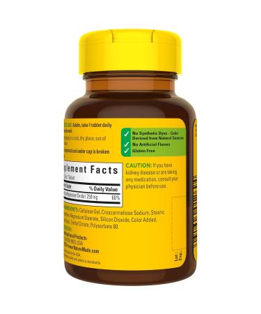 Magnesium Oxide 250mg Tablets - 100 Count for Nutritional Support | Buy Now - Buy Online on GoSupps.com