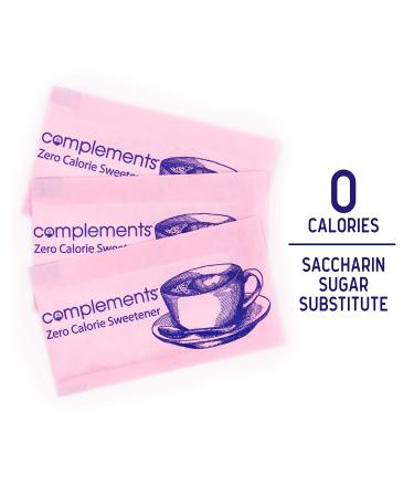 2000 Count Zero Calorie Saccharin Pink Sweetener Packets - Sugar-Free Sweetener - Buy Online on GoSupps.com