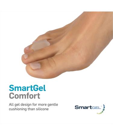 NatraCure Gel Toe Separator with Toe Loop - Toe Spacer & Straightener for Bunions & Overlapping Toes - Size Medium (2PK) - Buy Online on GoSupps.com