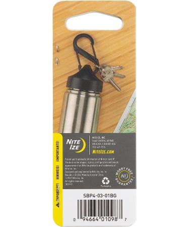 Nite Ize S-Biner Plastic Dual Carabiner #4 - Black (6-Pack) | Durable and Versatile Clips - Buy Online on GoSupps.com