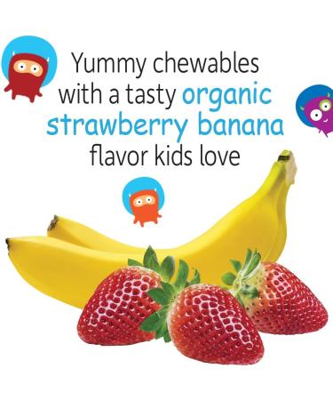 Garden of Life Probiotics for Kids - Organic Strawberry Banana Chewables (30 Count) - Buy Online on GoSupps.com