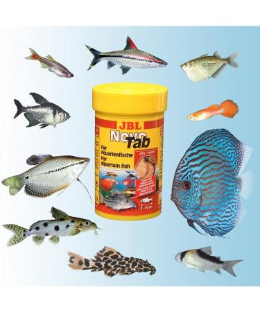 JBL NovoTab Complete Food for Carnivorous Aquarium Fish - 250ml Tablets | Best Freshwater & Marine Fish Diet | International Shipping - Buy Online on GoSupps.com