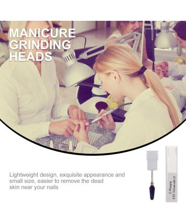 1pc Nail Polisher Steel Nail Drill Bit Pedicure File Bit Nail Gel Drill Bit Nail File Drill Bit Nail Salon Drill Bits Nail Polishing Heads Metal White Tungsten Steel - Buy Online on GoSupps.com