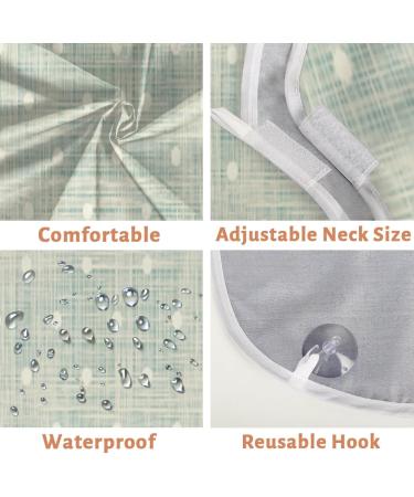 Buy Beard Bib Apron for Men | Non-Stick Waterproof Hair Catcher | Perfect for Shaving & Grooming | Polka Dot Design - Buy Online on GoSupps.com