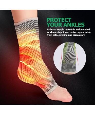 Buy ULTECHNOVO Ankle Brace & Support Sleeves for Men & Women - Graphene Warmth & Protection for Sports - International Shipping Available - Buy Online on GoSupps.com