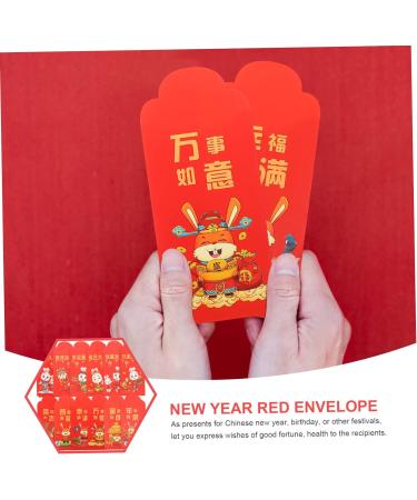 ABOOFAN 72 pcs Kids red envelopes Wallet Bag Chinese Zodiac Wedding aldult Festive Piggy Bank Paper Pocket red Envelope Lovely red envelopes Rabbit Envelope See envelopes Gift Paper Money - Buy Online on GoSupps.com