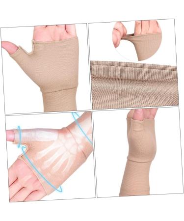 Buy Healvian Fingerless Mittens - Thumb Support Sleeve & Carpal Tunnel Relief - 3 Pairs Warm Wristband - Buy Online on GoSupps.com
