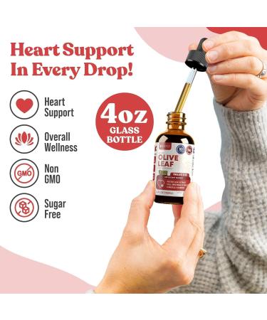 Rejuvica Health Active Olive Leaf 4oz XL Super Size Tincture - Advanced Olive Leaf Liquid Extract - Naturally Occurring Oleuropein - Immune & Heart Support Drops 4 Fl Oz (Pack of 1) - Buy Online on GoSupps.com