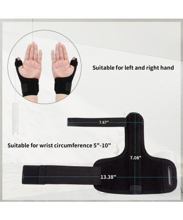 Thumb Brace Wrist Support Splint | Thumb Spica Splint - Right/Left Hand | Carpal Tunnel Night Support | Trigger Finger Stabilizer | Pain Relief for Tendonitis, Arthritis, Sprains - Women/Men - Buy Online on GoSupps.com