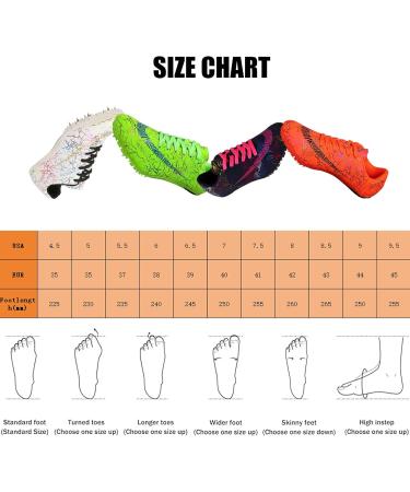 Zelzen Spiked Athletics Shoes - Lightweight Non-Slip Sprint Trainers for Men Women & Juniors | 8 Spikes Size 43 EU - Perfect for Sprinting & Middle Distance Running - Buy Online on GoSupps.com