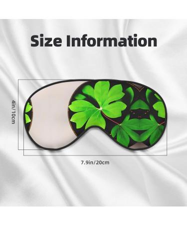 Buy SSIMOO St Patricks Day Leaves Sleep Mask - Adjustable Breathable & Fashionable Eye Mask for Comfortable Sleep - International Shipping Available - Buy Online on GoSupps.com