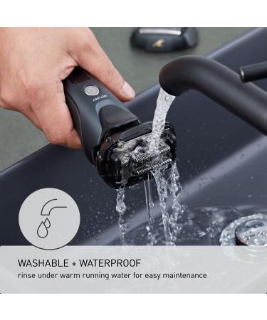 Panasonic Arc5 Electric Razor ES-LV67-K + WES9173P Foil | 5-Blade Wet Dry Shaver with Intelligent Sensor & 16D Pivot Head - International Shipping Available - Buy Online on GoSupps.com