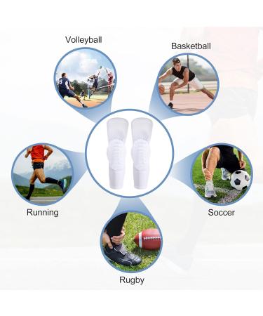Vocoste Knee Brace for Men & Women - 2 Pack Knee Support for Meniscus Tear Arthritis & Joint Pain | Ideal for Running & Sports | White L - Buy Online on GoSupps.com
