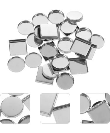 30pcs Aluminum Empty Square Metal Pans for Cosmetics - Ideal Eyeshadow Tins & Mini Paint Palette - Buy Online on GoSupps.com