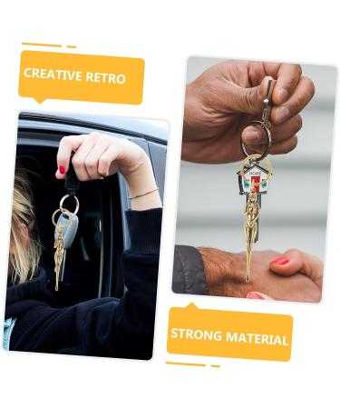 Bestoyard 1 Set Beauty Key Pendant & Ear Cleaning Tools | Wooden Spoons & Brass Ear Scoop | Car Accessories & Cosmetic Cleaner - Buy Online on GoSupps.com