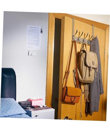 Over Door Hanger Wall Hooks for Coats Stainless Steel Hangers Over The Door Hanger Organizer Over The Door Towel Rack Over The Door Hook Rack Coat Hook Clothes Coats Organize Hook - Buy Online on GoSupps.com