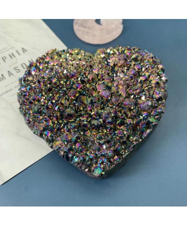 Gift Natural Crystal Halo Cluster Quartz Heart Stone Gem Cluster Crystal Crafts Treasure Gift ZJGIDTEM (Size : 300-350g) - Buy Online on GoSupps.com