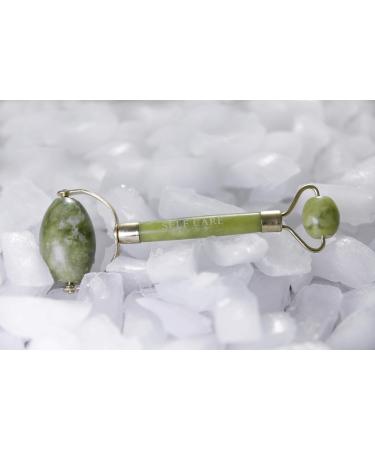 Jade Roller for Face - Authentic Jade Stone Massager for Lymphatic Drainage & Facial Beauty - Buy Online on GoSupps.com