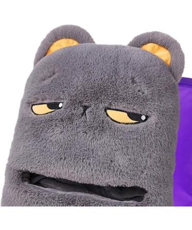 Kowaku Electric Heated Foot Warmer Durable Winter Foot Heater for Office Dorm & Home | Unisex Gray Cat Design - Buy Online on GoSupps.com