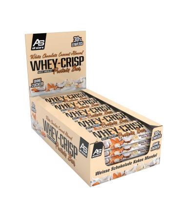 All stars whey-crisp protein bar white chocolate coconut-almond 25 x 50 g) White chocolate coconut-almond 25 pieces (1 Pack)