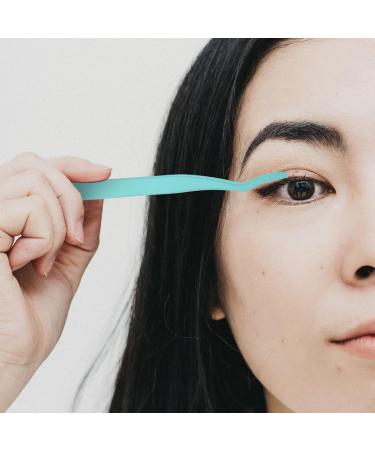 Minkissy 3pcs Eyelash Curler Set - Curved Eyelash Applicator Tool for False Lashes & Nose Trimming - Stainless Steel Lash Cluster Applicator - Buy Online on GoSupps.com