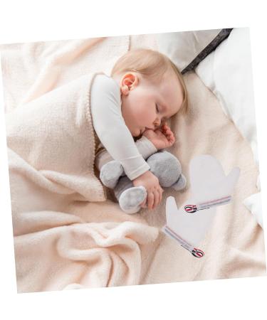 Beavorty 2 Pairs anti-eating gloves finger sucking stop gloves baby nail biting stop guard gloves baby essentials for newborn pacifiers boy essentials No Scratch Gloves Stop Thumb Sucking - Buy Online on GoSupps.com