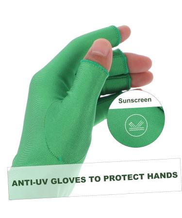 Ipetboom 2 Pairs Nail Gloves Elastic Spandex Rubber Nails Anti-uv - Buy Online on GoSupps.com