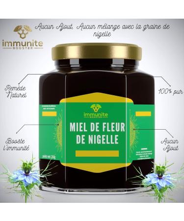 Egyptian Nigella Flower Honey - Net weight 500g - Pure - 100% natural - rare honey among the best in the world - no added nigella - immunity BOOSTER - Buy Online on GoSupps.com