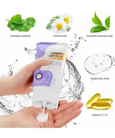Tighten and Lift Neck Cream Neck Firming Cream with Retinol Hyaluronic Acid Vitamin C+E - 120ml Anti-Ageing Cream for Tightening Firming Lifting Reduces Sagging Skin for Youthful Look - Buy Online on GoSupps.com