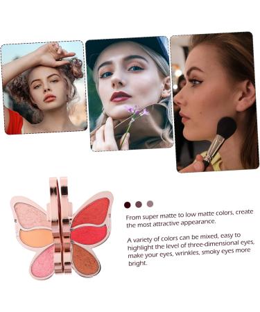 DOITOOL 2 pcs Foundation Multi-functional Cosmetics Supply Plate Eye Cosmetic Beauty Girl Portable Makeup 1 count (Pack of 1) As Shown 2x2pcs - Buy Online on GoSupps.com
