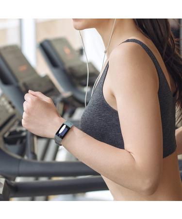 Kollody Breathable Soft Silicone Bands for Fitbit Charge 5 - 3 Pack Black/White/Gray - Buy Online on GoSupps.com