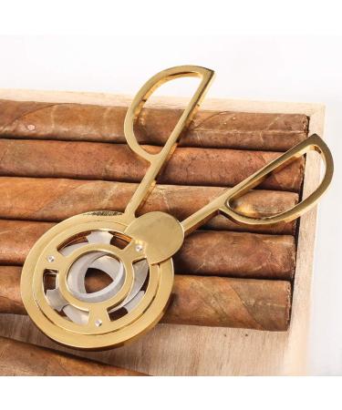Round Double-Blade Stainless Steel Cigar Cutter Three-Blade 3-Blade Stainless Steel Gold-Plated Cigar Cutter Pocket Knife Cuban Cigar Cutter - Buy Online on GoSupps.com
