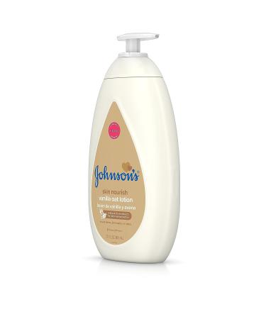 Johnson's Baby Moisturizing Body Lotion with Vanilla & Oat Extract 27.1 fl. Oz - Hydrating Formula for Dry Skin - Buy Online on GoSupps.com