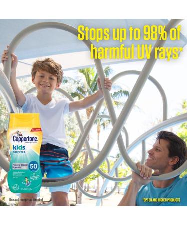 Coppertone Kids Sunscreen SPF 50 - Tear Free Mineral Based Water Resistant - 6 Fl Oz | Shop Internationally - Buy Online on GoSupps.com