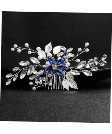 FRCOLOR Flower Hair Comb 1pc Pearl Wedding Comb Combs for Women Hair Barrettes for Women Tiara Comb for Bridal Alloy Comb Hair Comb Dress Bride Bridal Hair Comb - Buy Online on GoSupps.com