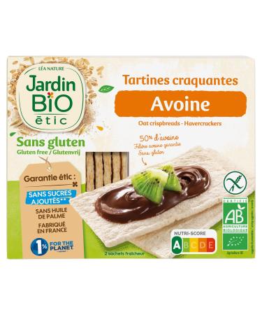 Jardin BiO tic - Crunchy toasts Gluten free oats 150g