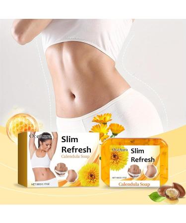 Calendula Essential Oil Handmade Soap | Natural & Gentle Body & Facial Cleanser | Unisex Herbal Soap with Pure Ingredients - Buy Online on GoSupps.com