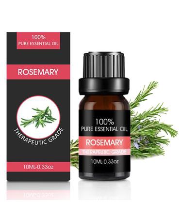 Essential oil rosemary natural aromatic diffuser aromatherapy used for diffuser massage Christmas gifts rosemary 10 ml (1 Pack)