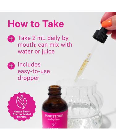 Pink Stork Labor Prep Tincture Red Raspberry Leaf Chamomile Ginger & 8 Herbs Third Trimester Pregnancy + Postpartum Recovery & Lactation Support 2 oz Herbal Supplement - Buy Online on GoSupps.com