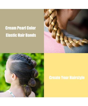 Hoyols Small Elastics Hair Ties 1500pcs - 10 Colored Mini Rubber Bands for Girls - Buy Online on GoSupps.com