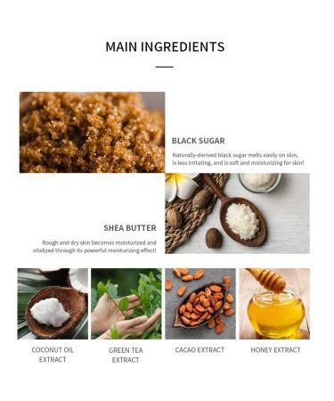 MIZON Honey Black Sugar Scrub 2.80 oz - Exfoliating Facial and Body Scrub for Silky, Moisturized Skin with Black and Whitehead Care - Buy Online on GoSupps.com