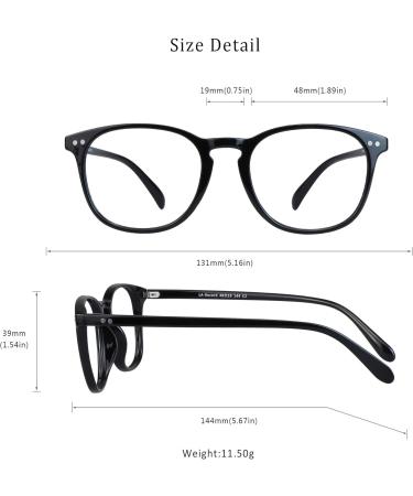 LifeArt Blue Light Blocking Glasses for Men & Women - Anti Eyestrain Anti Glare Computer Gaming & TV Glasses | No Magnification - Buy Online on GoSupps.com
