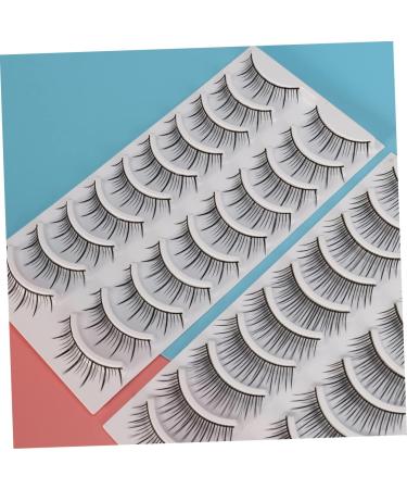 HAPINARY Beauty Fake Eyelashes 80 Pairs Fake Lashes Fake Eyelashes Eyeliner Pencil False Eyelashes Natural Eyelashes Cross Section Cosplay Lashes - Buy Online on GoSupps.com