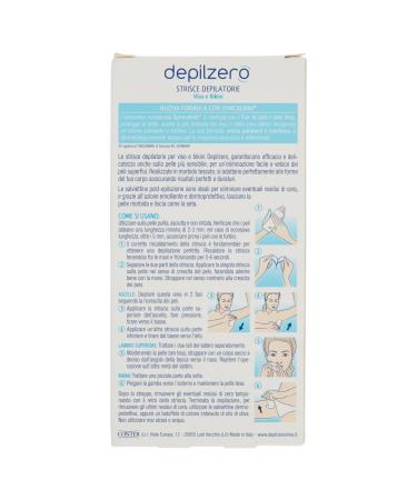 Depilzero Hair Removal Strips for Face & Bikini - 20 Pieces | Quick & Easy International Shipping - Buy Online on GoSupps.com