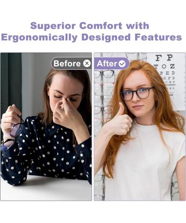 Curded Self-Adhesive Glasses Nasal Pads - 12 Pairs D-Form Slip-Proof Soft Silicone for Glasses Sunglasses & Reading Glasses (Black) - Buy Online on GoSupps.com